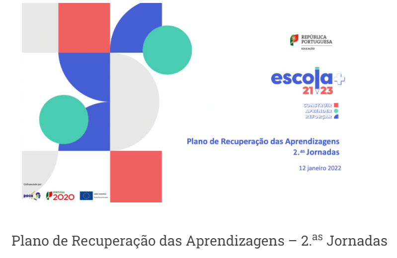 2.ª Jornadas - Plano recuperação das aprendizagens - 12 janeiro 2022