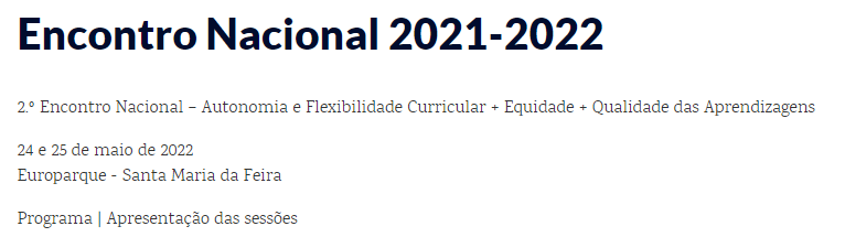 II Encontro Nacional AFC-Apresentação de todas as comunicações
