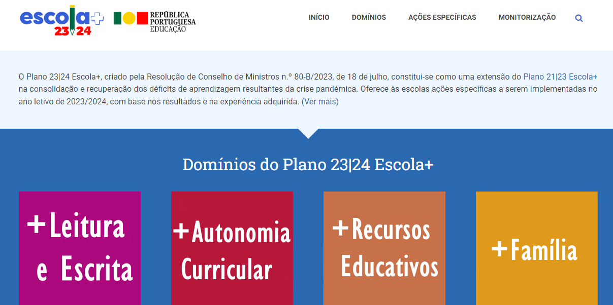 Plano de Recuperação das Aprendizagens 23-24