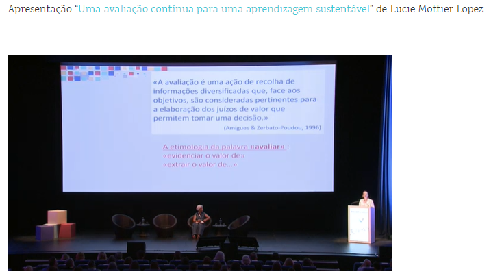 Avaliação continua para uma aprendizagem sustentável