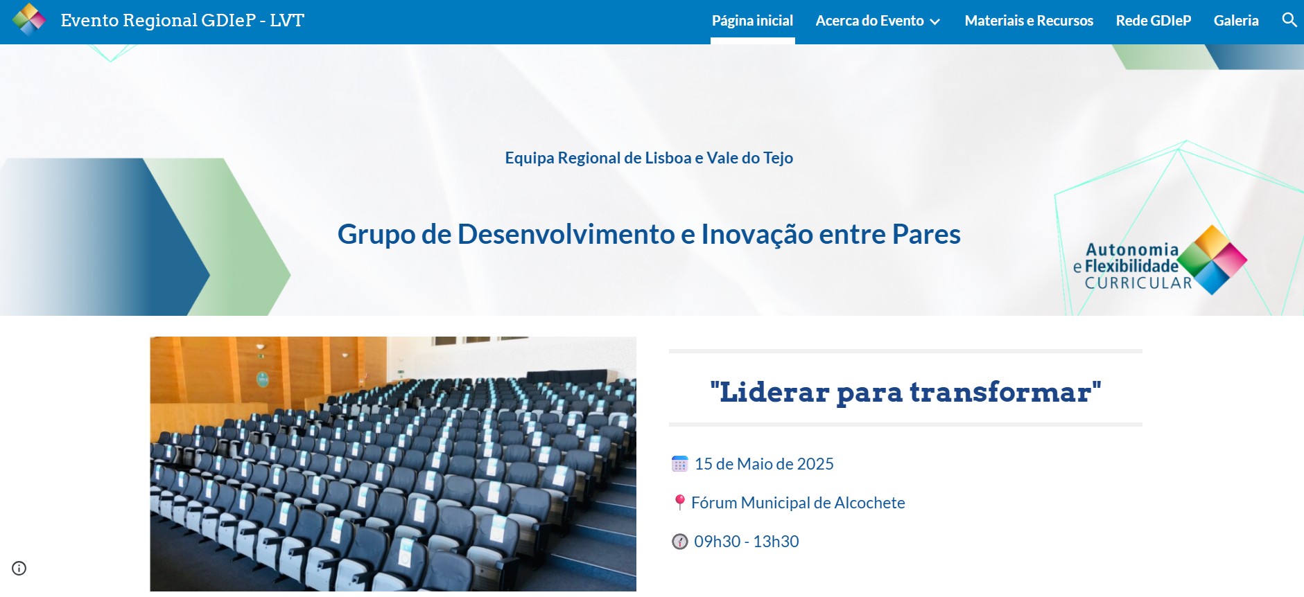 Liderar para transformar - EVENTO REGIONAL ALCOCHETE